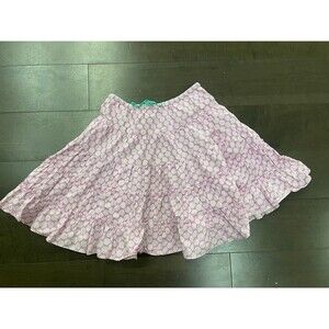 Mini Boden Pink White Skirt 5/6